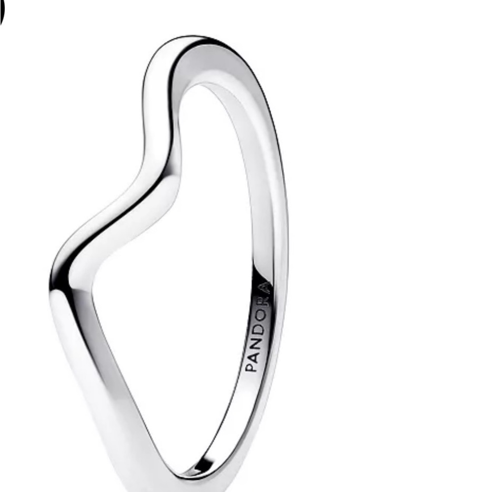 Pandora Silver Wave Ring - Polished Sterling